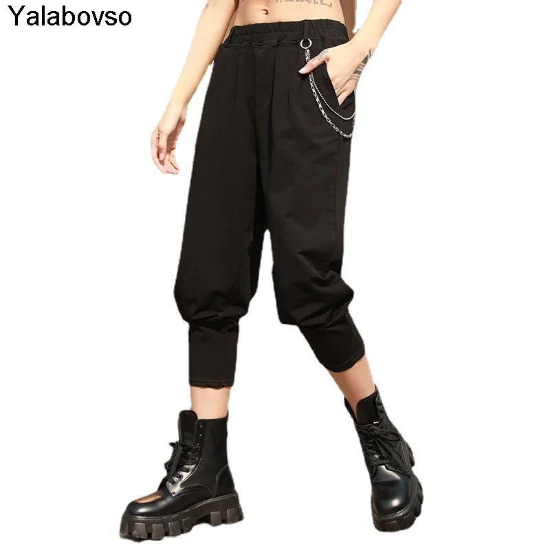 Ladies Fashion Trousers Female Casual Pants Women's Spring And Summer 2021 New High Waist Loose Thin Harem Radish Pants
Ladies Fashion Trousers Female Casual Pants Women's Spring And Summer 2021 New High Waist Loose Thin Harem Radish Pants