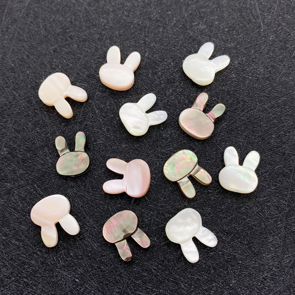 Natural Sea Shell Beads White Pink Black Rabbit Shape DIY Necklace Earrings Bracelet for Women Charms Jewelry Making Accessories
Natural Sea Shell Beads White Pink Black Rabbit Shape DIY Necklace Earrings Bracelet for Women Charms Jewelry Making Accessories