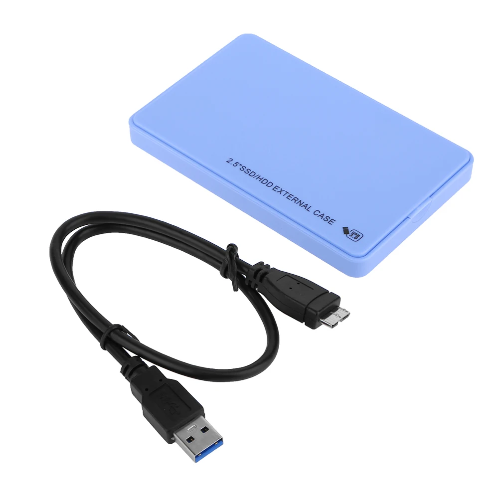 VKTECH USB3.0 Hard Drive Disk Box 2.5 inch SATA HDD SSD Tool Free Enclosure Case Portable Mobile Hard Disk Box for Notebook
VKTECH USB3.0 Hard Drive Disk Box 2.5 inch SATA HDD SSD Tool Free Enclosure Case Portable Mobile Hard Disk Box for Notebook