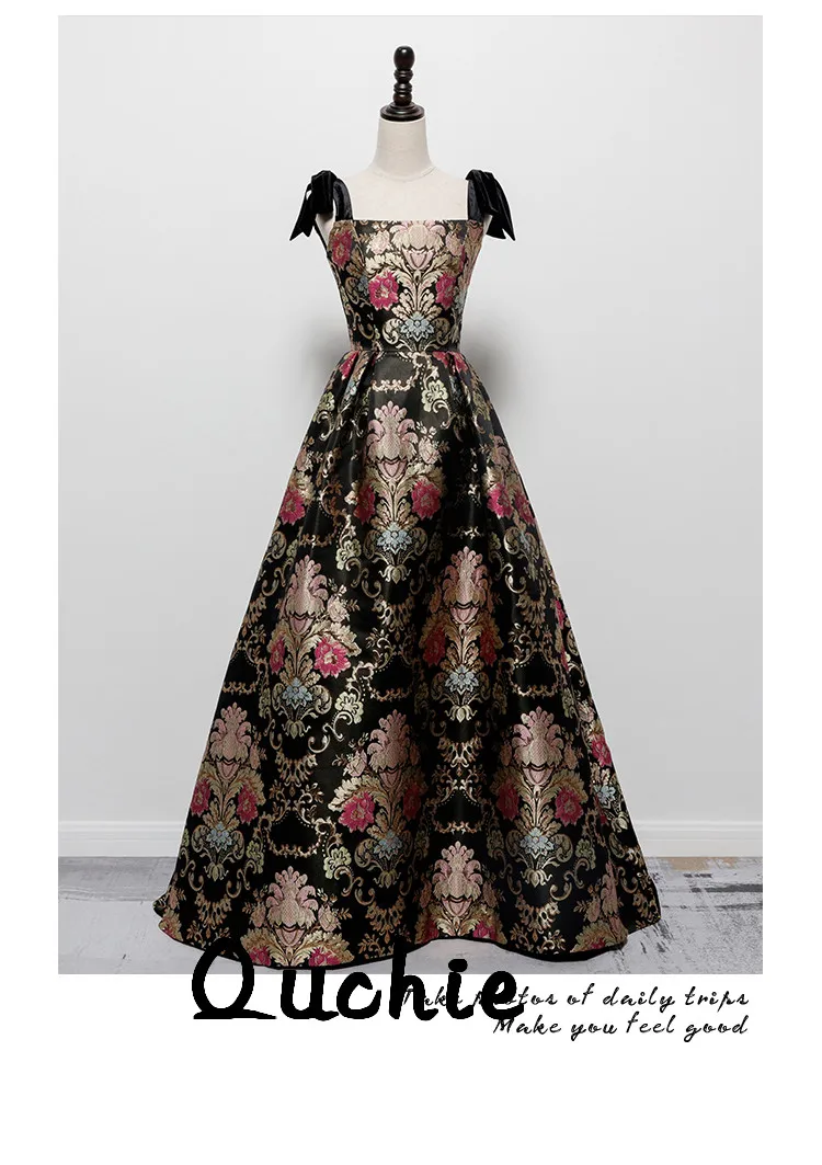 Embroidery Satin Evening Dresses Spaghetti Straps Prom Dress Evening Gowns Party Dress Robe de soiree
Embroidery Satin Evening Dresses Spaghetti Straps Prom Dress Evening Gowns Party Dress Robe de soiree