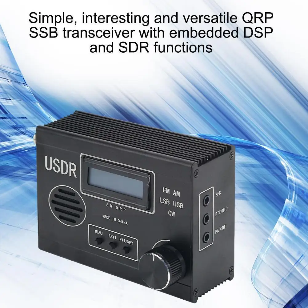5 Вт 8-полосный SDR радиоприемник SDR трансивер FM AM LSB USB CW с дисплеем для USDR USDX P6T7
5 Вт 8-полосный SDR радиоприемник SDR трансивер FM AM LSB USB CW с дисплеем для USDR USDX P6T7
