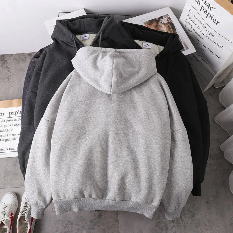 Women Autumn Winter Warm Fleece Jacket Coats Fashion Solid Color Zipper Hooded Outwear Female Korean Casual Hoodies Coats
Women Autumn Winter Warm Fleece Jacket Coats Fashion Solid Color Zipper Hooded Outwear Female Korean Casual Hoodies Coats