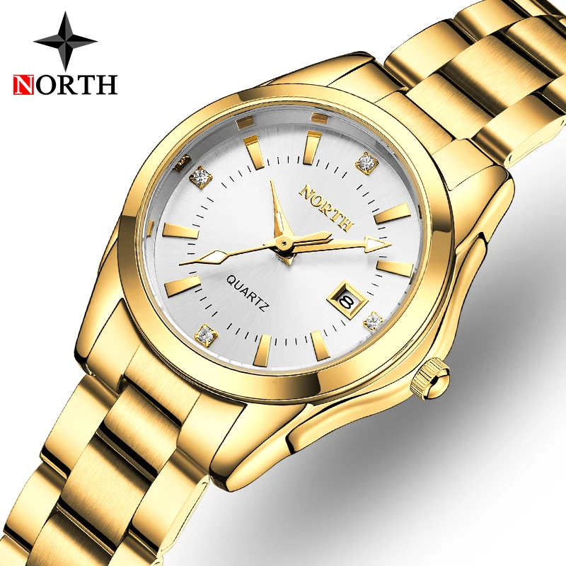 NORTH New Watches Women Brand Luxury Fashion Quartz Ladies Watch Simple Stainless Steel Casual Sport Gift Girl Relogio Feminino
NORTH New Watches Women Brand Luxury Fashion Quartz Ladies Watch Simple Stainless Steel Casual Sport Gift Girl Relogio Feminino