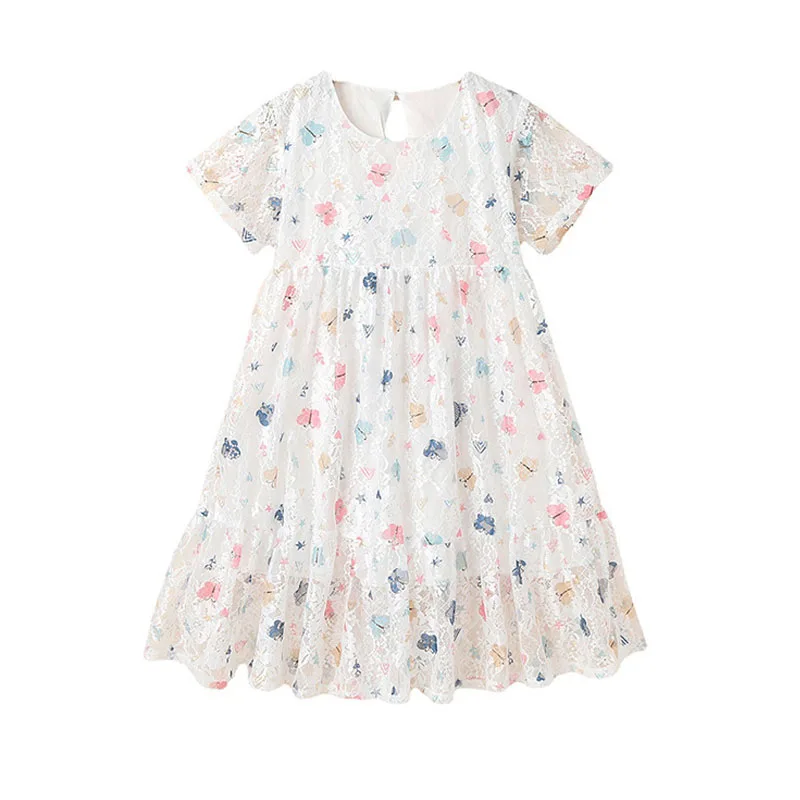 Summer Floral Lace Girls Dress Elegant Kids Clothes Vintage Girls Princess Party Frocks Long Beach Dress Teenage Girl Clothing
Summer Floral Lace Girls Dress Elegant Kids Clothes Vintage Girls Princess Party Frocks Long Beach Dress Teenage Girl Clothing