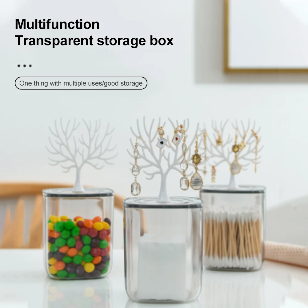 Cotton Swab Box ABS Small Tree Shape Desktop Storage Box Detachable Household Practical Cotton Swabs Organizer 8.7*20cm
Cotton Swab Box ABS Small Tree Shape Desktop Storage Box Detachable Household Practical Cotton Swabs Organizer 8.7*20cm