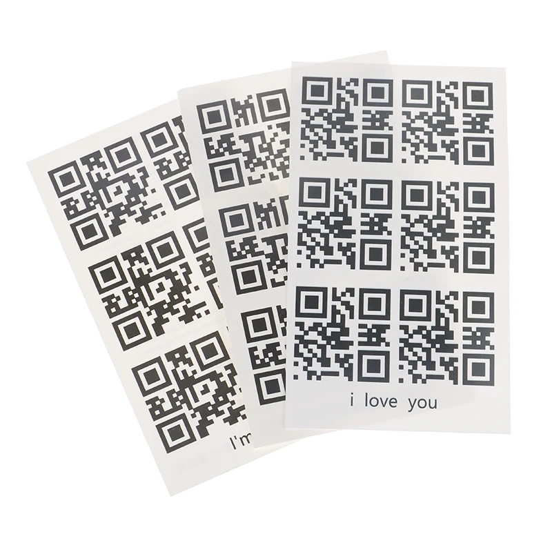 Temporary Tattoo Sticker for Men Women Creative Love QR Code Fake Tattoo for Lovers Adults Wrist Body Art Waterproof
Temporary Tattoo Sticker for Men Women Creative Love QR Code Fake Tattoo for Lovers Adults Wrist Body Art Waterproof