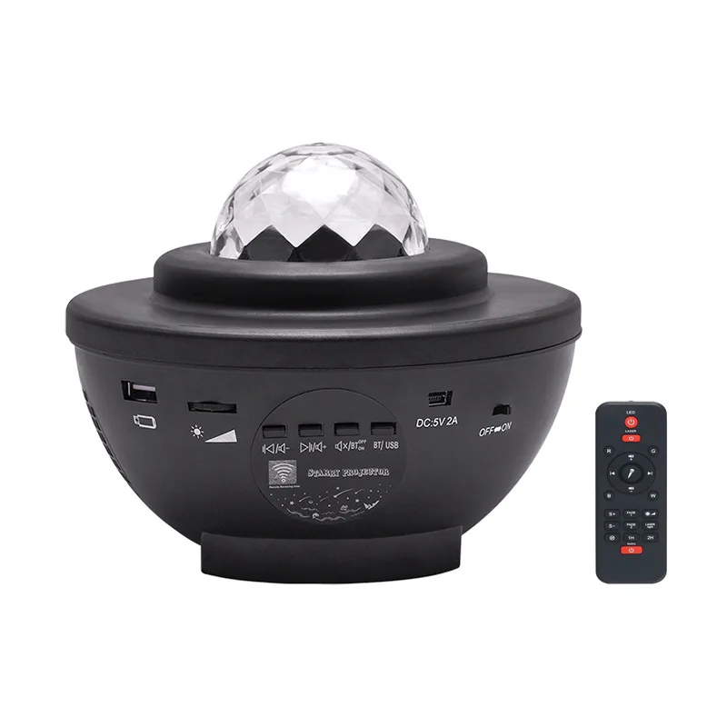 LED Star Ocean Wave Projector Night Light Galaxy Starry Sky Projector Night Lamp With Music Bluetooth Speaker For Childrens
LED Star Ocean Wave Projector Night Light Galaxy Starry Sky Projector Night Lamp With Music Bluetooth Speaker For Childrens