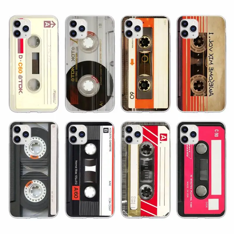 Hot Classical Old Cassette Tape Phone Case For Samsung S21 S20 Fe S10-4G S30 Plus Note 20 Ultra S9 S10e Transparent Cover
Hot Classical Old Cassette Tape Phone Case For Samsung S21 S20 Fe S10-4G S30 Plus Note 20 Ultra S9 S10e Transparent Cover