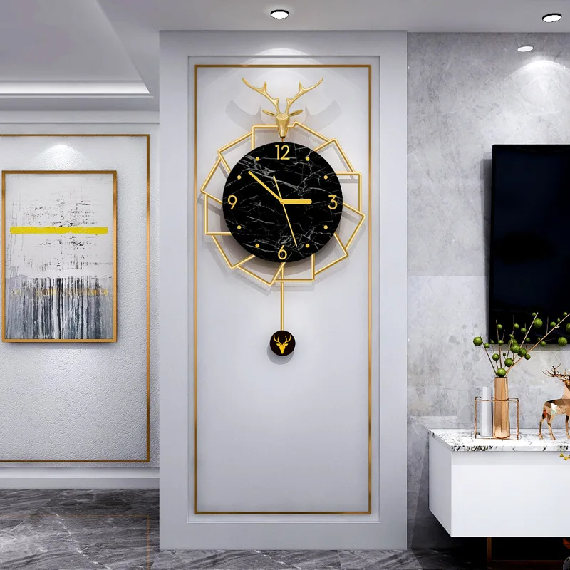 Nordic light luxury decorative clock wall living room home fashion modern simple clock creative personality art wall
Nordic light luxury decorative clock wall living room home fashion modern simple clock creative personality art wall