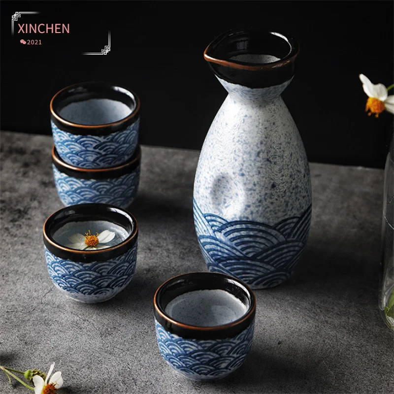 Japanese Style Creative Simple Sake Wine Cups Ceramic Vintage Wine Bottle Flagon Liquor Spirits Mug Household Drinkware Bar Set
Japanese Style Creative Simple Sake Wine Cups Ceramic Vintage Wine Bottle Flagon Liquor Spirits Mug Household Drinkware Bar Set