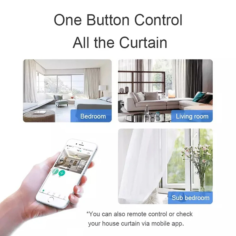 Tuya Smart Zigbee Electric Curtain Motor Auto Motorized Curtain Status Track Timing APP Remote Control For Alexa Google Home
Tuya Smart Zigbee Electric Curtain Motor Auto Motorized Curtain Status Track Timing APP Remote Control For Alexa Google Home