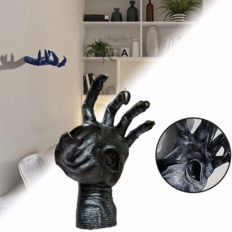 Resin Demon Claw Ornament Personalized Halloween Props Witch's Hand Statue for Home Living Room Bedroom Decoration Ship 
Resin Demon Claw Ornament Personalized Halloween Props Witch's Hand Statue for Home Living Room Bedroom Decoration Ship