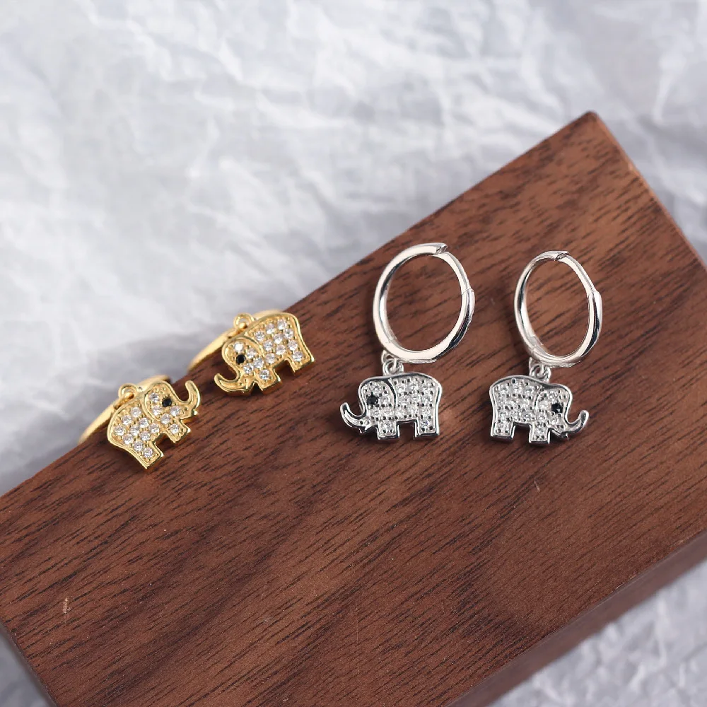 Fashion Hip Hop Elephant Ear Studs 925 Sterling Silver Unisex Adjustable Animal Earrings Personality Accessories Jewelry Gift
Fashion Hip Hop Elephant Ear Studs 925 Sterling Silver Unisex Adjustable Animal Earrings Personality Accessories Jewelry Gift