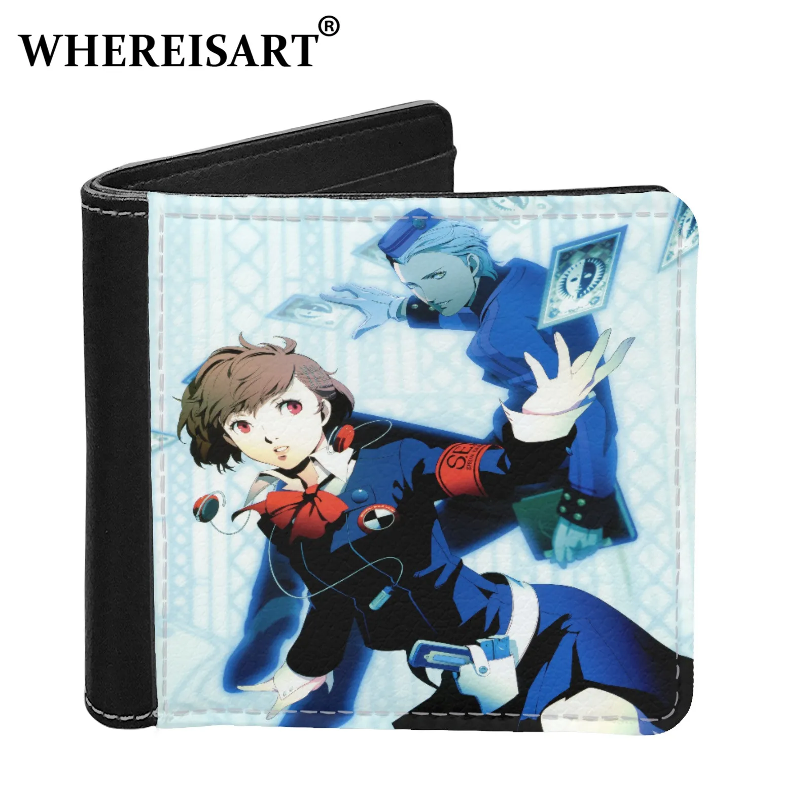 WHEREISART PU Leather High Quality Anime Persona Men Wallet Coin Hamzi Pattern Purse For Young People Short Card Bag Los Hombres
WHEREISART PU Leather High Quality Anime Persona Men Wallet Coin Hamzi Pattern Purse For Young People Short Card Bag Los Hombres