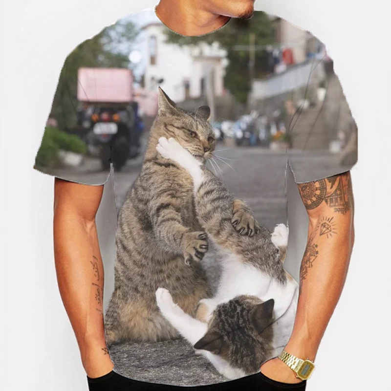New 2021 Cool Fashion Pet T-Shirt for Men And Women Cat Or Dog Print 3D Summer Short Sleeve Male Size S-5XL
New 2021 Cool Fashion Pet T-Shirt for Men And Women Cat Or Dog Print 3D Summer Short Sleeve Male Size S-5XL