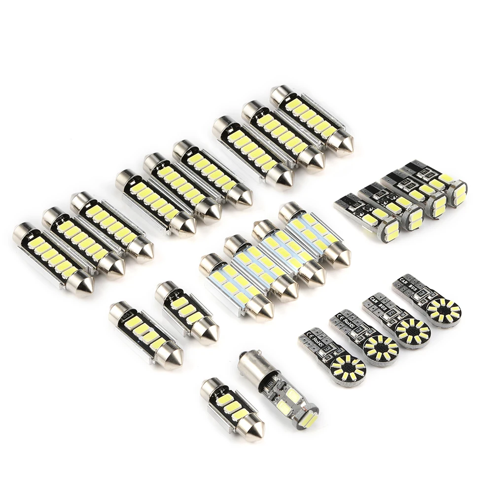 25Pcs Car LED Bulbs Interior Kit Dome Trunk Door Plate Light Super Bright Canbus Interior Lamp for BMW 5 Series E39 1999-2003
25Pcs Car LED Bulbs Interior Kit Dome Trunk Door Plate Light Super Bright Canbus Interior Lamp for BMW 5 Series E39 1999-2003