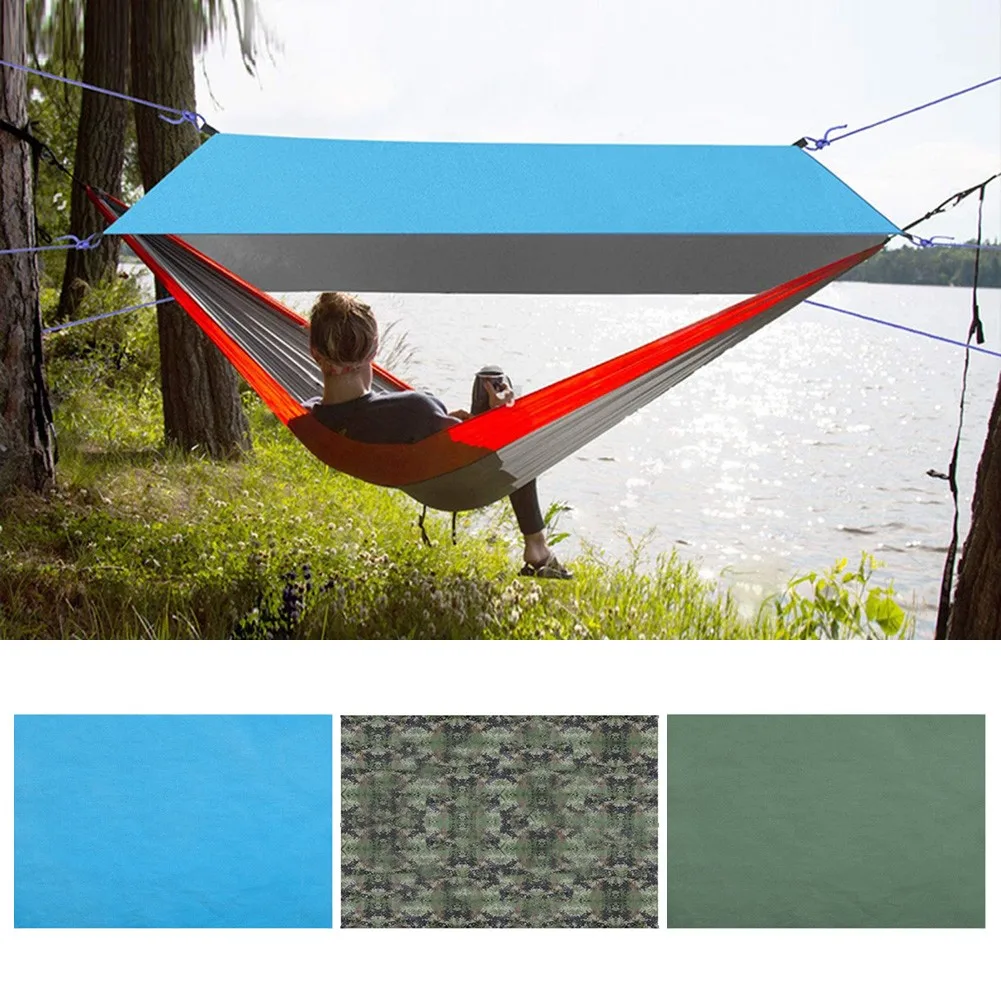 Waterproof Tent Tarp Rain Sun Shade Ham Mock Shelter Camping Picnic Awning Cover Outdoor Camouflage Canopy Tent Accessories
Waterproof Tent Tarp Rain Sun Shade Ham Mock Shelter Camping Picnic Awning Cover Outdoor Camouflage Canopy Tent Accessories