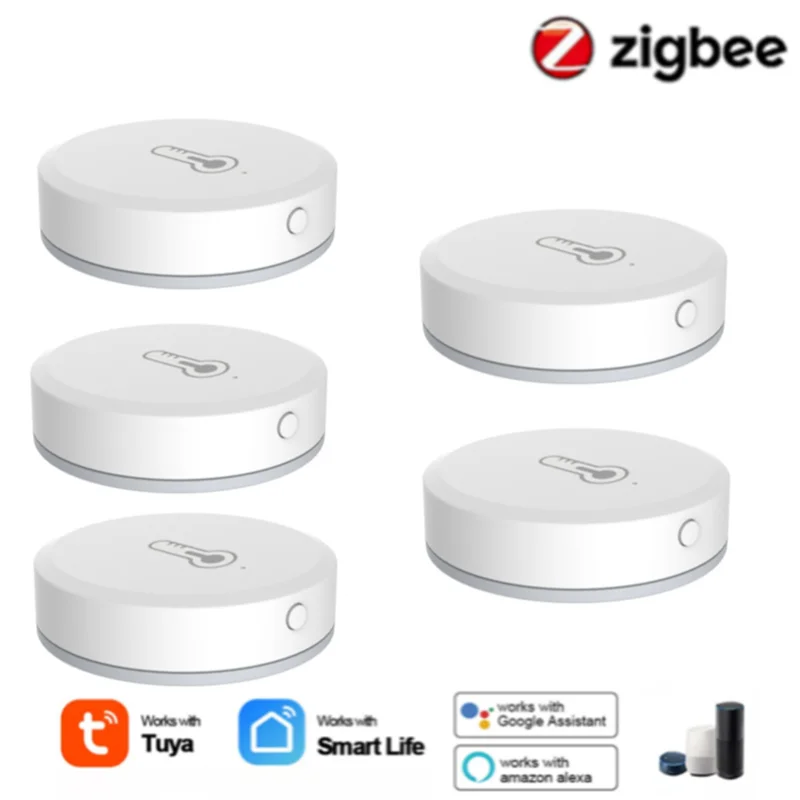 Умный Wi-Fi датчик температуры и влажности Tuya Zigbee, комнатный гигрометр, термометр с поддержкой Alexa и Google Assistant
Умный Wi-Fi датчик температуры и влажности Tuya Zigbee, комнатный гигрометр, термометр с поддержкой Alexa и Google Assistant