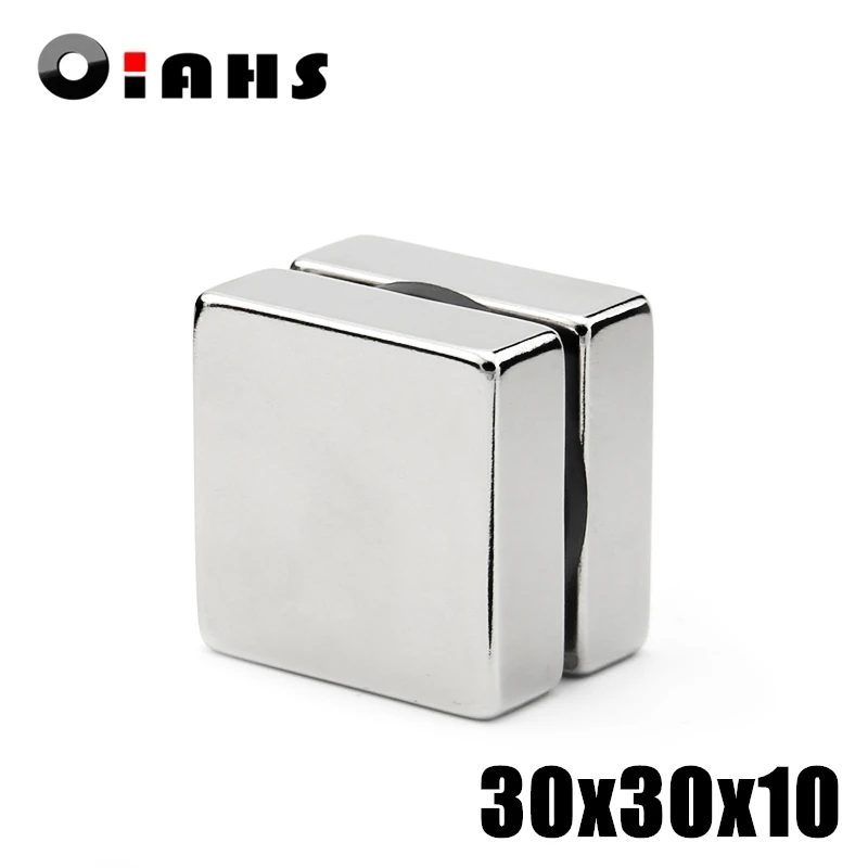 5pcs F30x30x10mm Super Powerful Strong Rare Earth Block NdFeB Magnet Neodymium N35 Magnets F30*30*10mm- Free Shipping
5pcs F30x30x10mm Super Powerful Strong Rare Earth Block NdFeB Magnet Neodymium N35 Magnets F30*30*10mm- Free Shipping