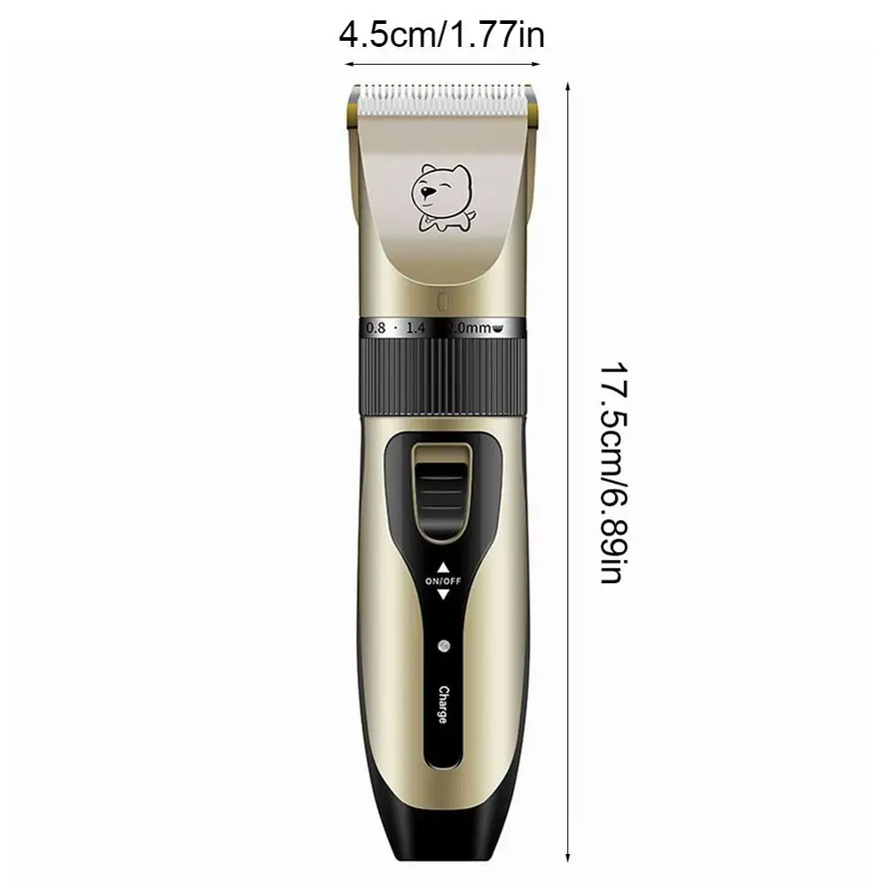 Pet Cat Dog clippers professional Dogs grooming clipper groomer kit USB Rechargeable Low-noise Pets Hair Trimmer Display battery
Pet Cat Dog clippers professional Dogs grooming clipper groomer kit USB Rechargeable Low-noise Pets Hair Trimmer Display battery
