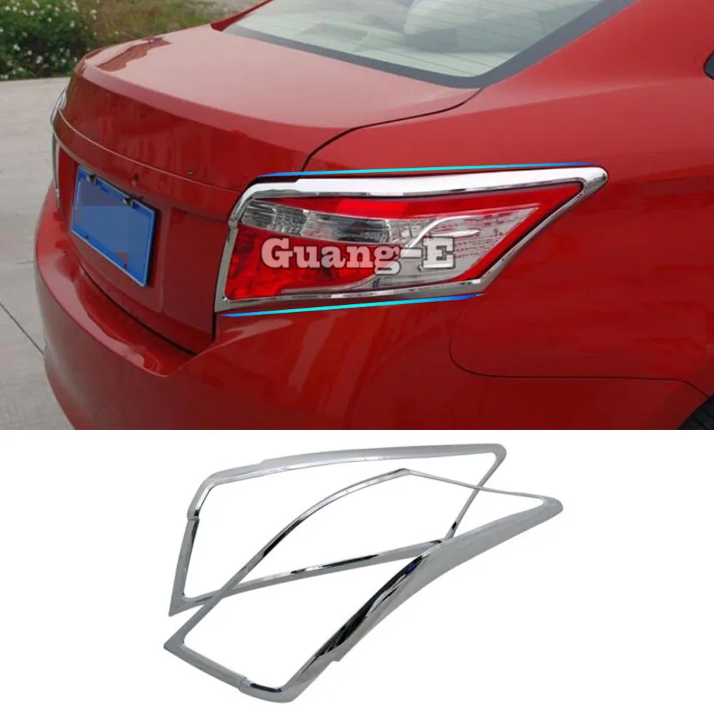 Top Car Detector ABS Chrome Cover Trim Back Tail Rear Light Lamp Frame Parts 2pcs/Set For Toyota Vios/Yaris/Sedan 2014 2015 2016
Top Car Detector ABS Chrome Cover Trim Back Tail Rear Light Lamp Frame Parts 2pcs/Set For Toyota Vios/Yaris/Sedan 2014 2015 2016