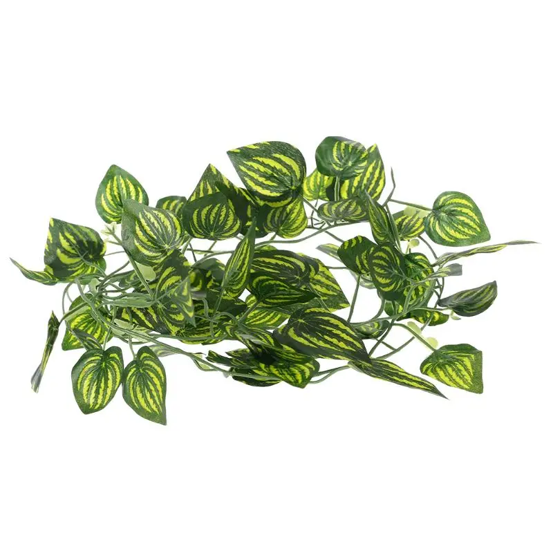 New Artificial Watermelon Vine Reptile Lizards Terrarium Climb Decoration Fake Plants Leaves
New Artificial Watermelon Vine Reptile Lizards Terrarium Climb Decoration Fake Plants Leaves