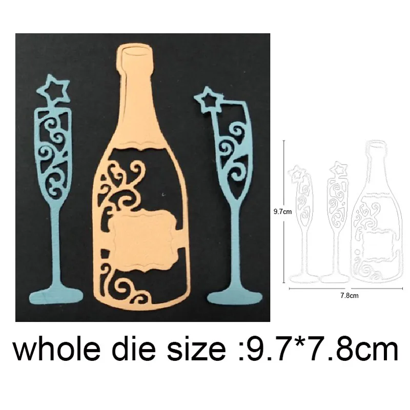 Craft dies metal cutting dies cut die mold Bottle Wine Glass Scrapbooking dies paper craft knife mould blade punch stencils dies
Craft dies metal cutting dies cut die mold Bottle Wine Glass Scrapbooking dies paper craft knife mould blade punch stencils dies