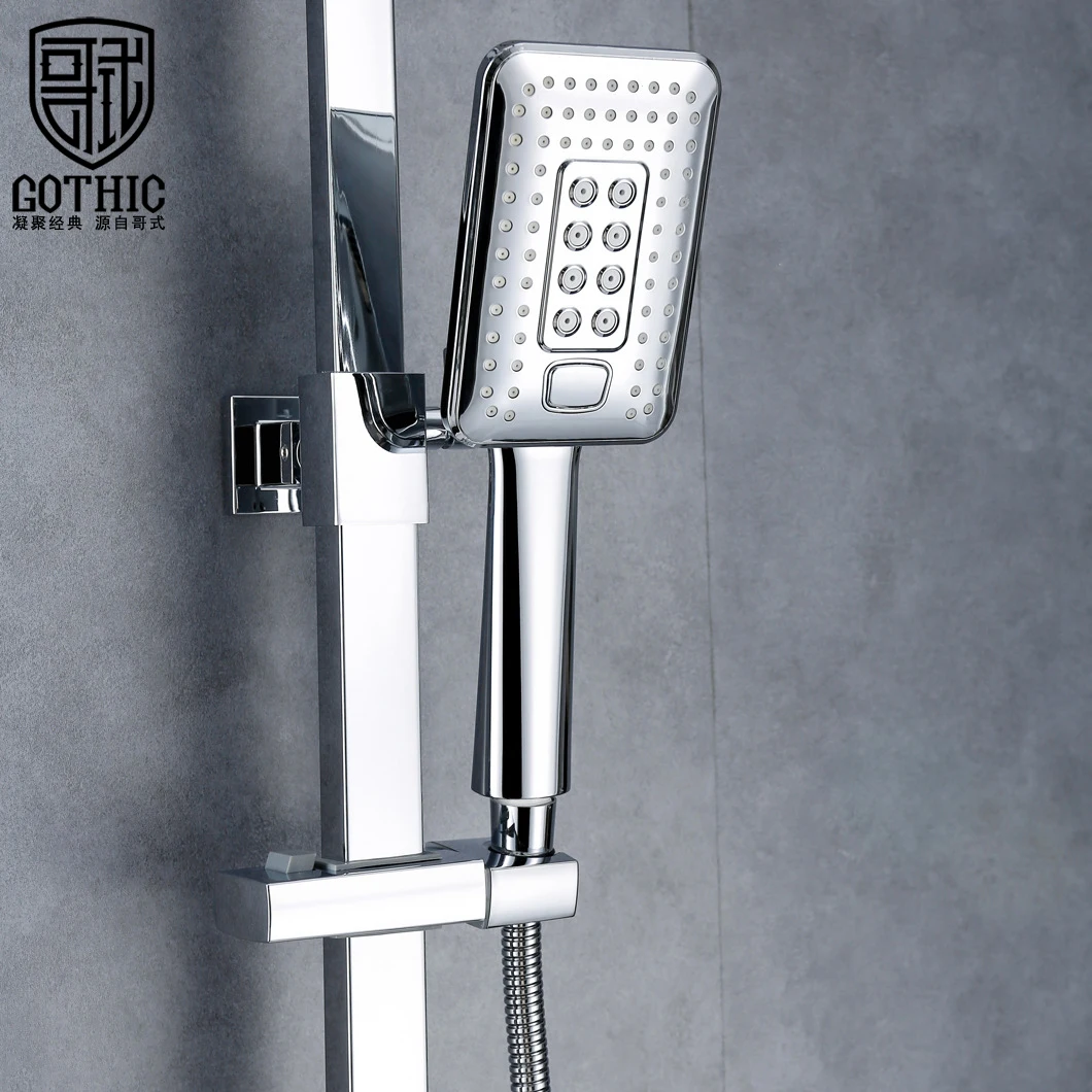 Bathroom Rainfall Shower Faucet Cold Hot Water Mixer Tap Wall Mounted Shower Head Bathroom Constant Temperature Bath Shower Set
Bathroom Rainfall Shower Faucet Cold Hot Water Mixer Tap Wall Mounted Shower Head Bathroom Constant Temperature Bath Shower Set