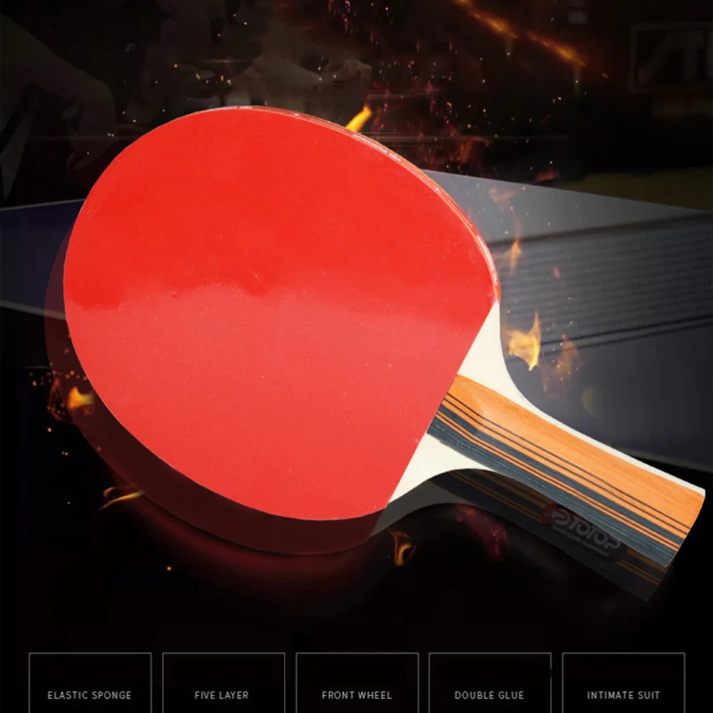 1 Set of Wooden Table Tennis Racket Double Pimples-in Pingpong Racket with 3 Table Tennis Balls for Teenager Player (Black And
1 Set of Wooden Table Tennis Racket Double Pimples-in Pingpong Racket with 3 Table Tennis Balls for Teenager Player (Black And