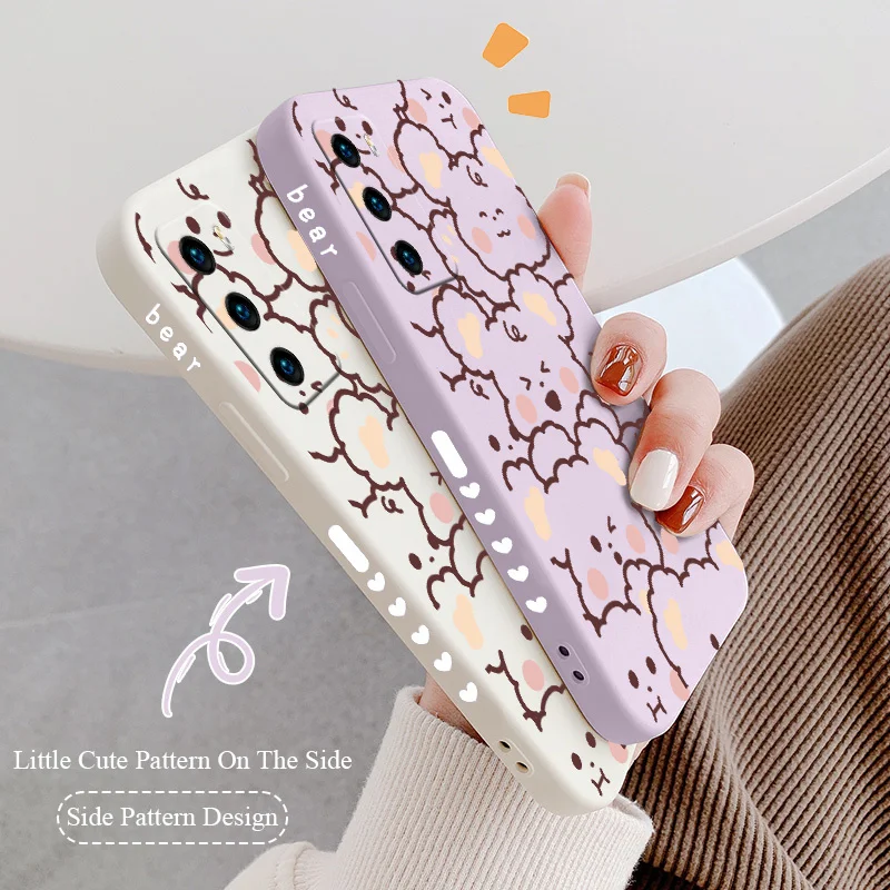 For Huawei P40 P50 P30 P20 Pro Lite Mate 40 30 20 Pro Lite Nova 5t Y7A Case Bear Avatar Ultra Thin Liquid Slicone Phone Cover
For Huawei P40 P50 P30 P20 Pro Lite Mate 40 30 20 Pro Lite Nova 5t Y7A Case Bear Avatar Ultra Thin Liquid Slicone Phone Cover