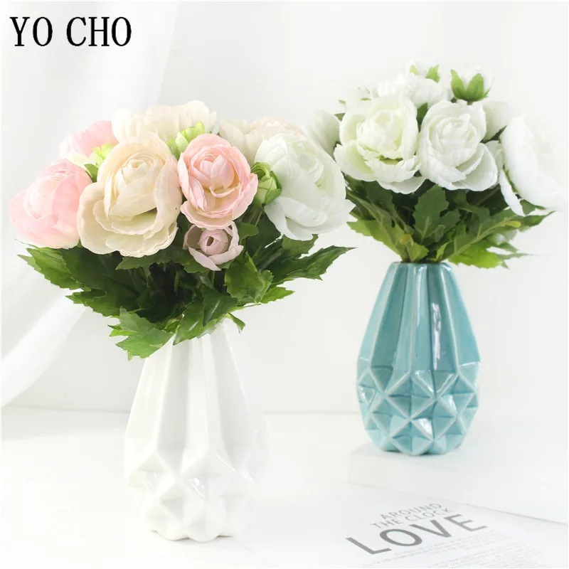 YO CHO DIY Wedding Bridesmaid Bouquet Flower 10 Heads Silk Tea Rose Fake Flowers White Purple Artificial Flower Home Party Decor
YO CHO DIY Wedding Bridesmaid Bouquet Flower 10 Heads Silk Tea Rose Fake Flowers White Purple Artificial Flower Home Party Decor