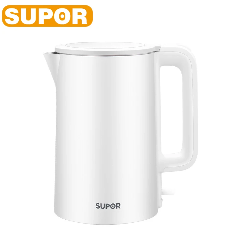 SUPOR Electric Kettles Kitchen Appliances 1.5L Stainless Steel Electric Water Kettle Teapot Smart Temperature Constant Samovar
SUPOR Electric Kettles Kitchen Appliances 1.5L Stainless Steel Electric Water Kettle Teapot Smart Temperature Constant Samovar