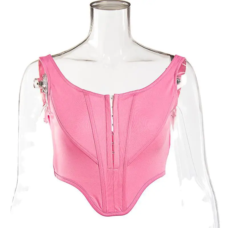 Square Collar Tank Top Women Summer 2021 Fashion Hidden Breasted Pink Casual Sexy Cami Tops Solid Vest Sleeveless Crop Top
Square Collar Tank Top Women Summer 2021 Fashion Hidden Breasted Pink Casual Sexy Cami Tops Solid Vest Sleeveless Crop Top