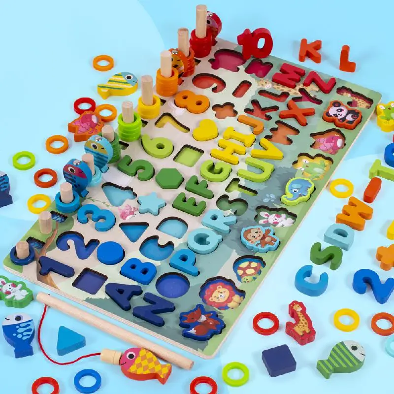 Wooden Math Toys Children Forest Animals Magnetic Fishing Building Blocks Busy Board Preschool Educational Kids Toys
Wooden Math Toys Children Forest Animals Magnetic Fishing Building Blocks Busy Board Preschool Educational Kids Toys