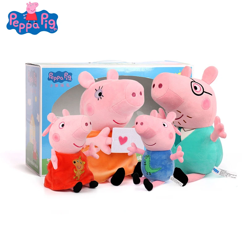 Original Peppa Pig Family Set Plush Stuffed Doll Collect Baby Toys Preschool Children Anime Plush Stuffed Toy for Kids Gifts
Original Peppa Pig Family Set Plush Stuffed Doll Collect Baby Toys Preschool Children Anime Plush Stuffed Toy for Kids Gifts