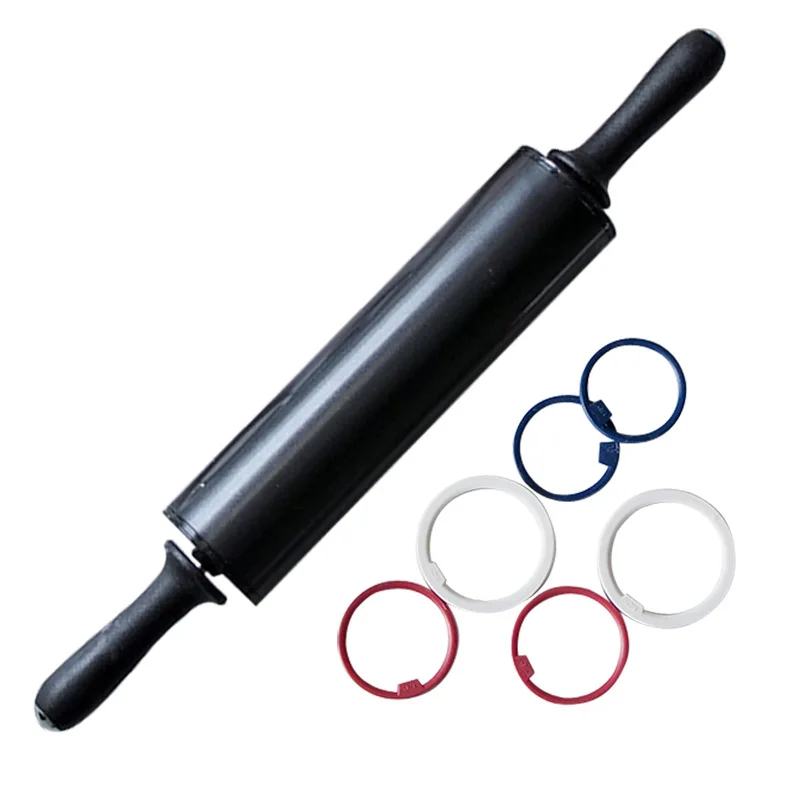 Non-stick Coating Rolling Pin Roller Flour Stick Three-stage Replacement Adjustable Thickness Baking Dough Bakery Tools
Non-stick Coating Rolling Pin Roller Flour Stick Three-stage Replacement Adjustable Thickness Baking Dough Bakery Tools