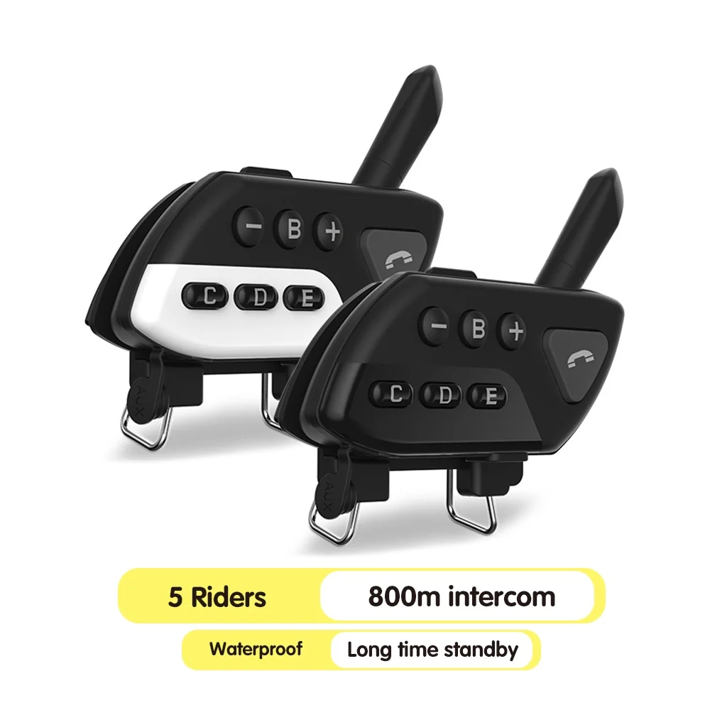 M7 Bluetooth Intercom Motorcycle Helmet Headsets BT Wireless Walkie Talkie Intercomunicador Moto Interphone Headset For 5 Rider
M7 Bluetooth Intercom Motorcycle Helmet Headsets BT Wireless Walkie Talkie Intercomunicador Moto Interphone Headset For 5 Rider