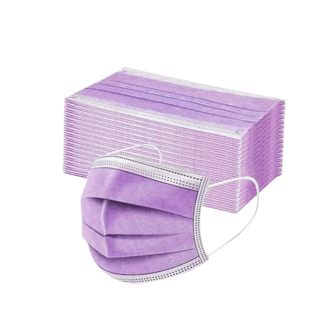 50pcs Women Man Solid Mask Disposable Face Mask 3ply Ear Loop Mask Halloween Cosplay Protective Face Mask
50pcs Women Man Solid Mask Disposable Face Mask 3ply Ear Loop Mask Halloween Cosplay Protective Face Mask