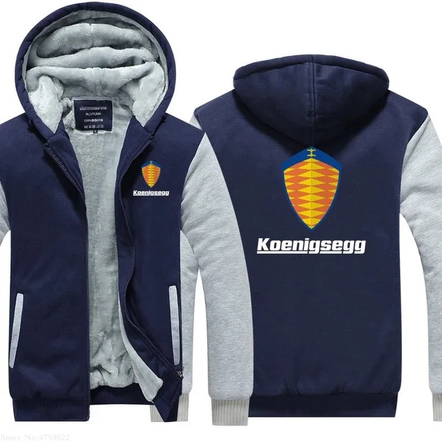 NEW Sweatshirts Autumn Winter Thicken Koenigsegg sweatshirt Hooded zipper Casual coat Long Sleeve versized Hoodie jacket
NEW Sweatshirts Autumn Winter Thicken Koenigsegg sweatshirt Hooded zipper Casual coat Long Sleeve versized Hoodie jacket