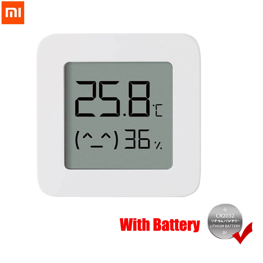 Xiaomi Mijia Temperature Humidity Sensor 2 Bluetooth Wireless Smart Digital LCD Screen Digital Moisture Meter For Smart Home
Xiaomi Mijia Temperature Humidity Sensor 2 Bluetooth Wireless Smart Digital LCD Screen Digital Moisture Meter For Smart Home
