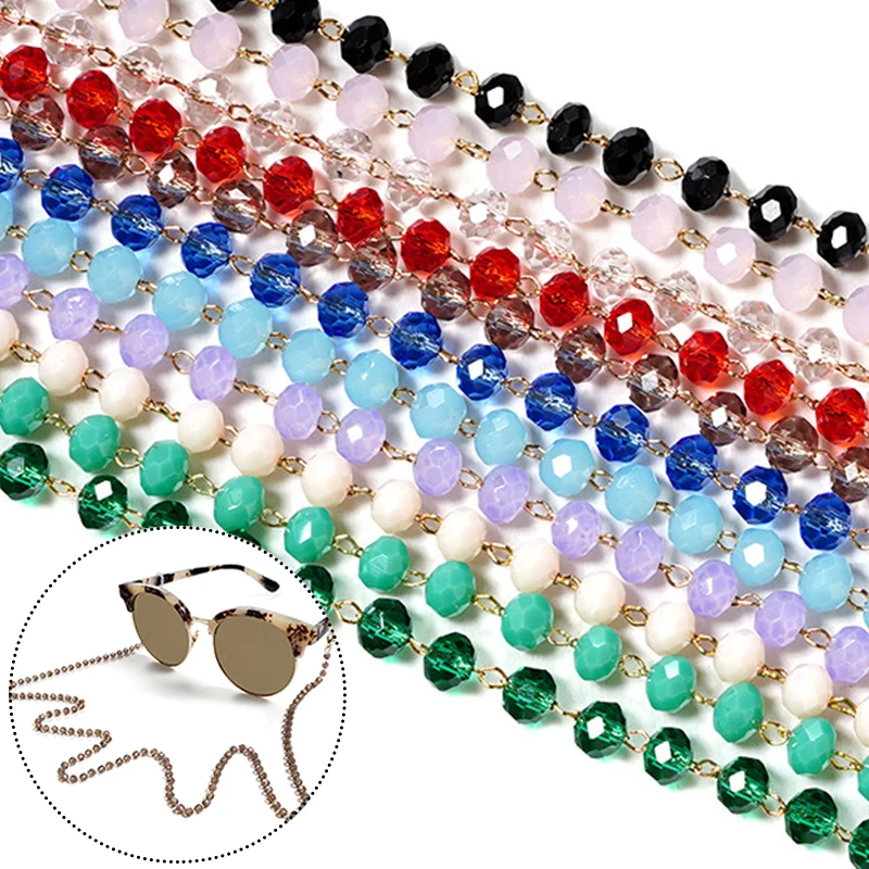 Free Beaded Glasses Chain Glasses Lanyard Reading Eyeglasses Rope Temperament Eyewear Chain Multi-colored Mask Rope Pretty Hot 
Free Beaded Glasses Chain Glasses Lanyard Reading Eyeglasses Rope Temperament Eyewear Chain Multi-colored Mask Rope Pretty Hot
