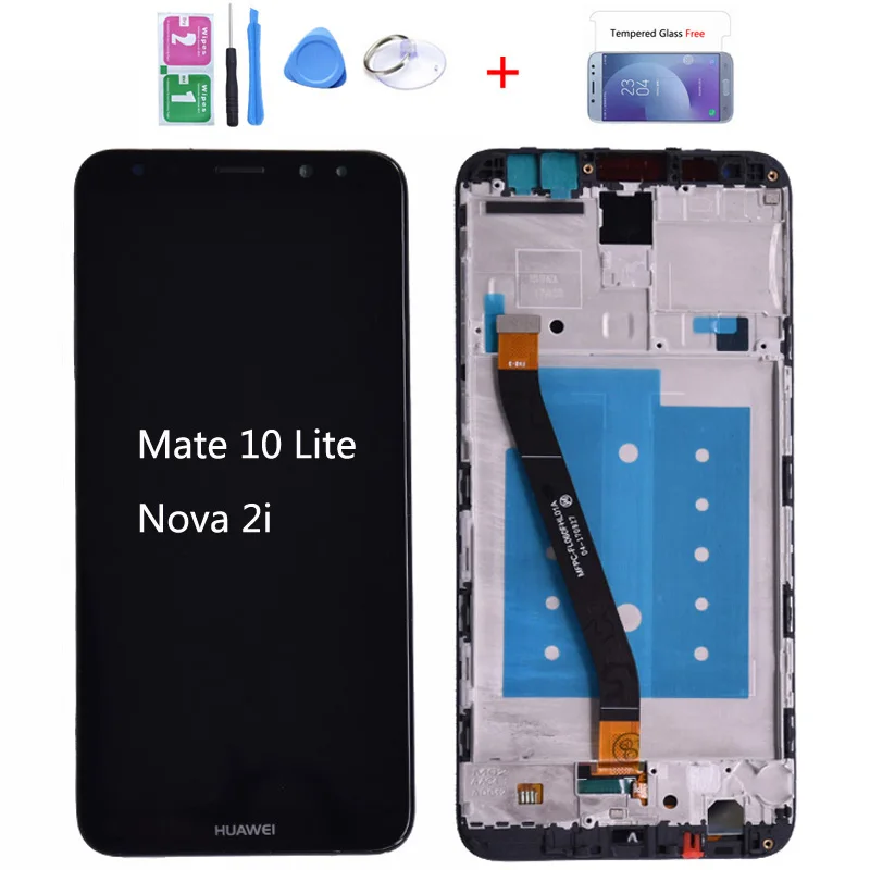 Оригинальный дисплей 5 9 дюйма для HUAWEI Mate 10 Lite сенсорный ЖК экран с рамкой Nova 2i