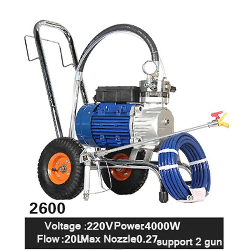 High Pressure Airless Paint Sprayer Machine 4000W Industrial Wall Latex Coating Pulverizador De Pintura Sin Aire
High Pressure Airless Paint Sprayer Machine 4000W Industrial Wall Latex Coating Pulverizador De Pintura Sin Aire