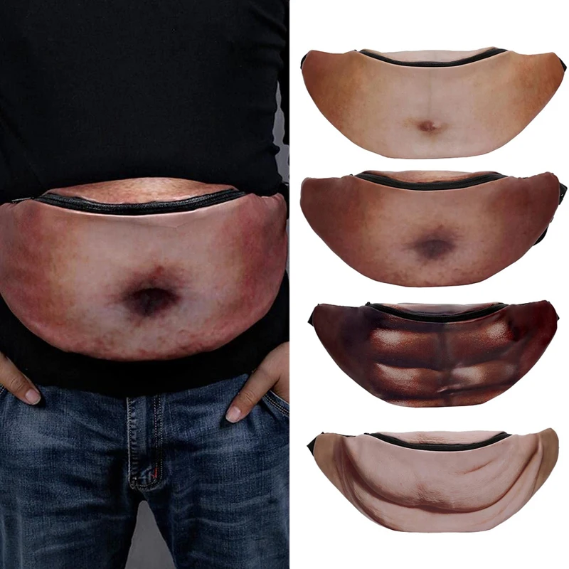Dad Bag 3D Men Fake Beer Belly Sports Waist Packs Innovative Waist Pocket Fun Gag Gifts for Christmas DSA1
Dad Bag 3D Men Fake Beer Belly Sports Waist Packs Innovative Waist Pocket Fun Gag Gifts for Christmas DSA1