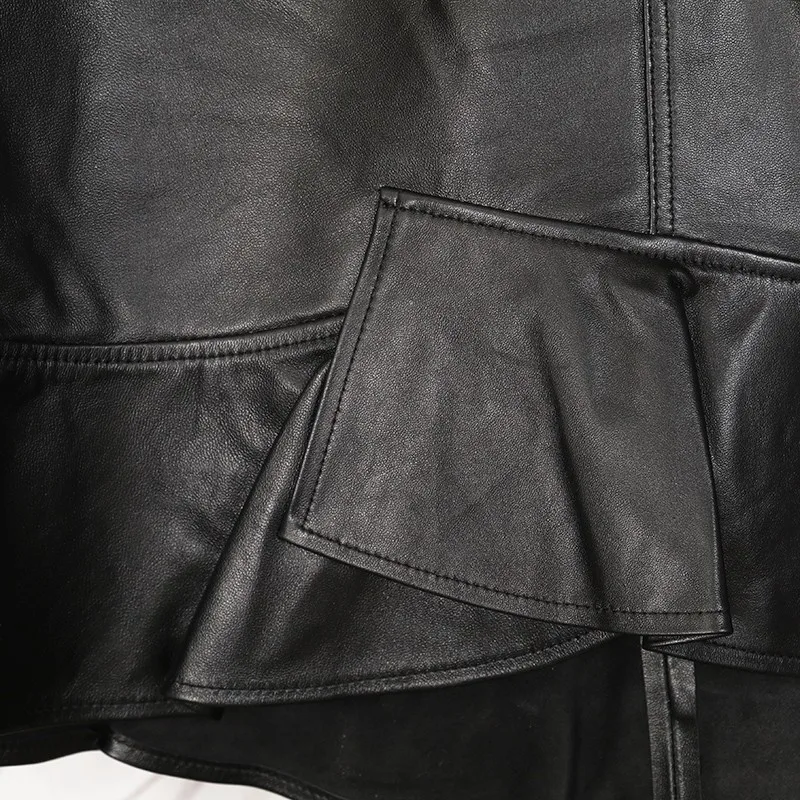 Women's sexy skirt autumn 2020 new fashion leather real black steering wheel Pocket Wine elegant real relaxed sheepskin women
Women's sexy skirt autumn 2020 new fashion leather real black steering wheel Pocket Wine elegant real relaxed sheepskin women