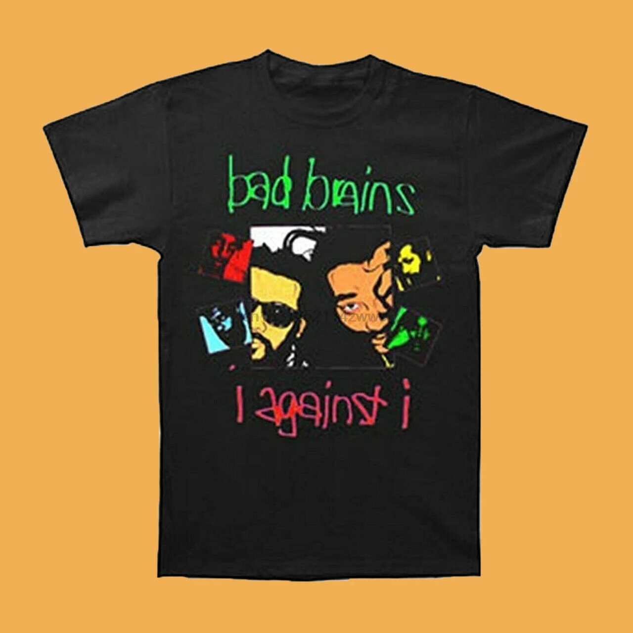 Винтажная футболка с надписью Bad Brains я против студийный альбом рекламный Размер S