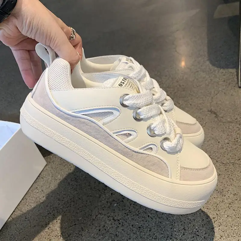 HOUZHOU 2021 Spring Autumn Women's Sneakers Flat Platform Korean White Pink Casual Canvas Sports Shoes Cute Tennis Basket Rubber
HOUZHOU 2021 Spring Autumn Women's Sneakers Flat Platform Korean White Pink Casual Canvas Sports Shoes Cute Tennis Basket Rubber
