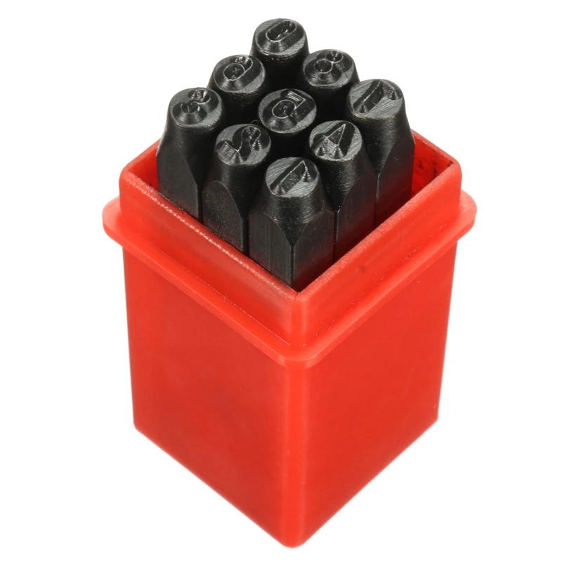 0~9 Number Punch Set Tool Die Hardened Steel Metal Wood Stamp Case Leather Punch Tool Craft 9Pcs Free Shipping
0~9 Number Punch Set Tool Die Hardened Steel Metal Wood Stamp Case Leather Punch Tool Craft 9Pcs Free Shipping