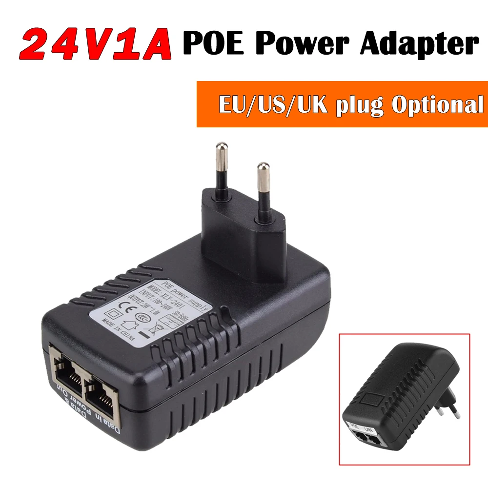 POE инжектор 24 В 1A poE адаптер питания Ethernet адаптер США ЕС штепсельная Вилка для IP-Камеры видеонаблюдения
POE инжектор 24 В 1A poE адаптер питания Ethernet адаптер США ЕС штепсельная Вилка для IP-Камеры видеонаблюдения