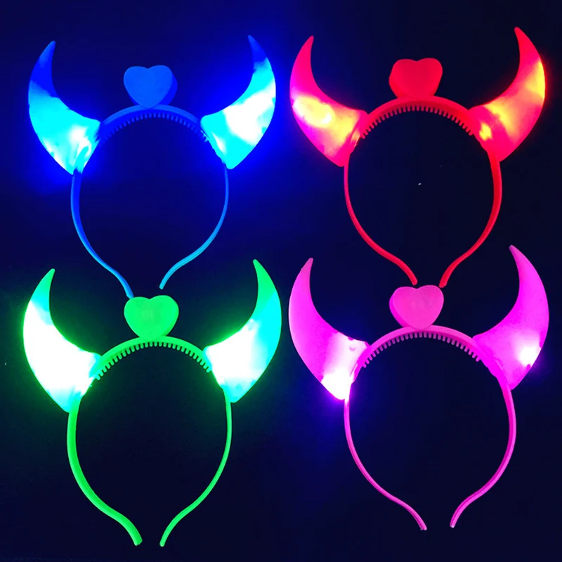5pcs Luminous night Light Stereo Devil Horns Ears Hairpins Women Headband hairband emitting horn lamp Halloween party decoration
5pcs Luminous night Light Stereo Devil Horns Ears Hairpins Women Headband hairband emitting horn lamp Halloween party decoration
